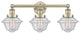 Oxford 3-Light 25" Bath Vanity Light, Antique Brass Finish, Seedy Shade