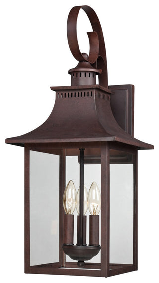 Chancellor 3-Light Outdoor Lantern, Copper Bronze