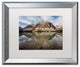 Pierre Leclerc 'Mount Crowfoot Reflection' Matted Art, Silver Frame, 20x16