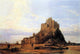 George Clarkson Stanfield Mont St. Michel  Normandy  Falling Tide Wrapped Canvas