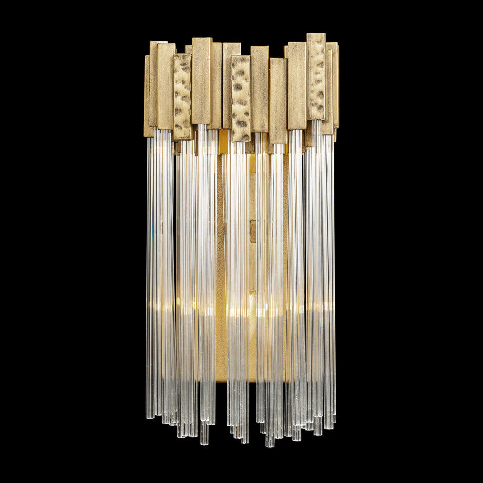 Matrix 2-Light Wall Sconce in Havana Gold