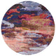 Ahgly Company Indoor Round Mid-Century Modern Area Rugs, 4' Round