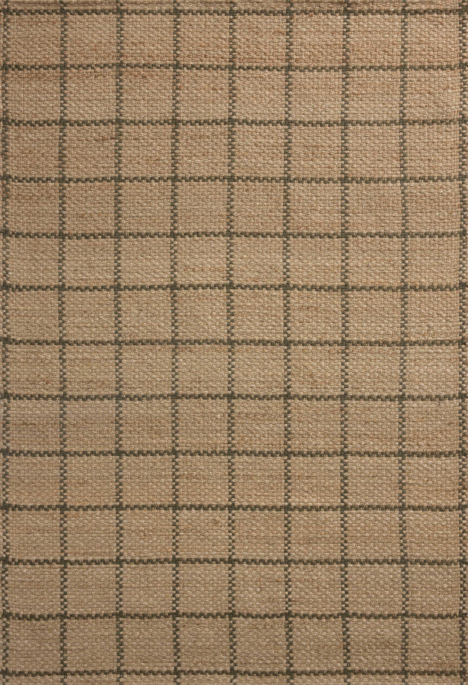 Chris Loves Julia x Loloi Fletcher Natural / Olive 5'-0" x 7'-6" Area Rug