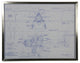 Airplane Blueprint, Silver Shadowbox