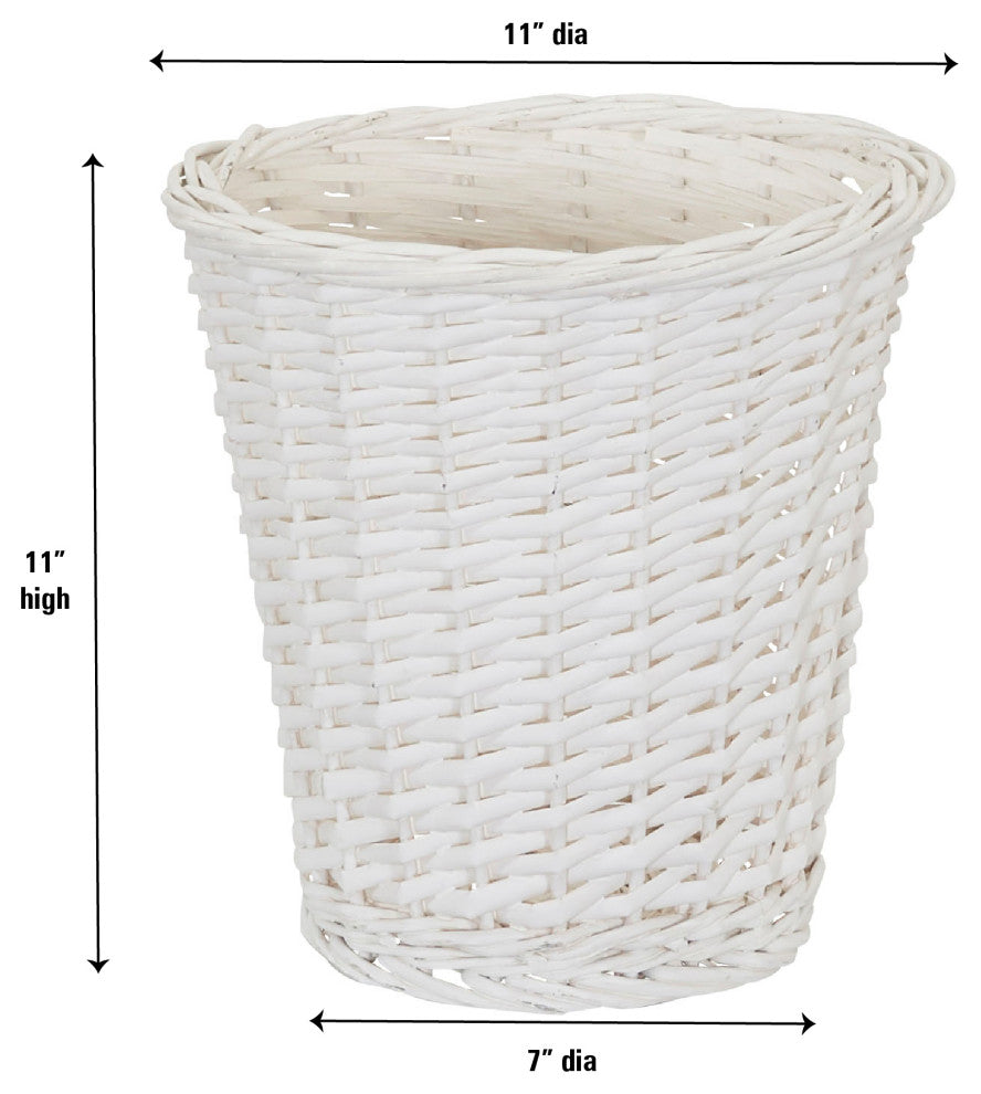Wicker Waste Basket