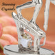 Matashi Silver Plated Surfer Figurine Embellished With Crystals, Surfing Gift