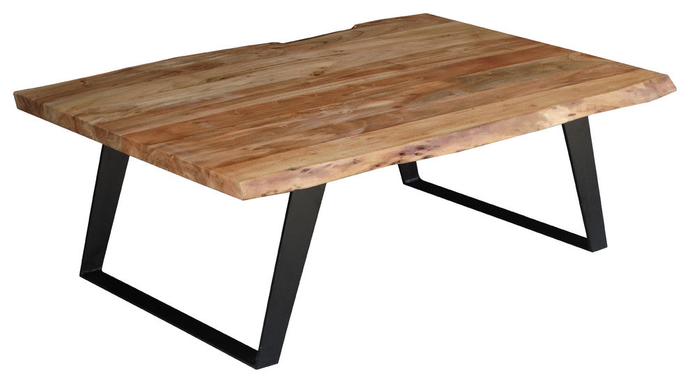 Timbergirl solid wood live edge coffee table