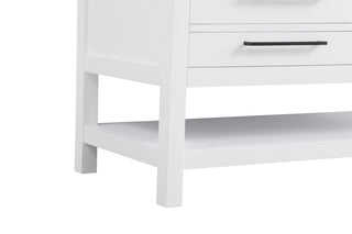 Home Living 60" Double Bathroom Vanity, White