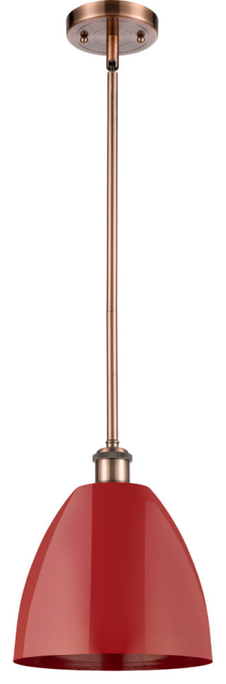 Innovations Lighting 516-1S-AC-MBD-9-RD-LED Plymouth Dome 1 Light 9" Pendant
