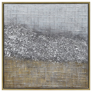 Matter Abstract Textured Metallic Hand Painted Wall Art by Martin Edwards