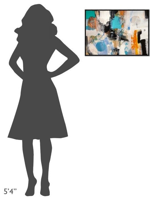"Jewels" Framed Canvas Giclee by Arthur Pima, 23x16"