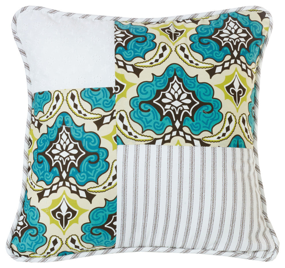 Patchwork Pillow, 18x18