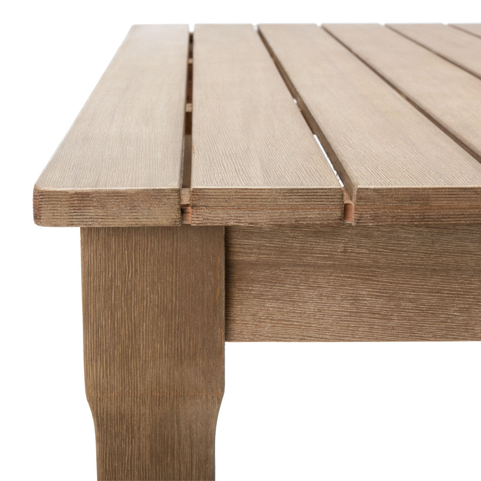 Safavieh San Salvador Patio Bar Table, Natural