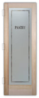 Pantry Door - Classic - Douglas Fir (stain grade) - 30" x 80" - Book/Slab Door