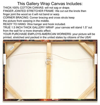 "Summer Bloom II" By Lisa Audit, Giclee Print on Gallery Wrap Canvas