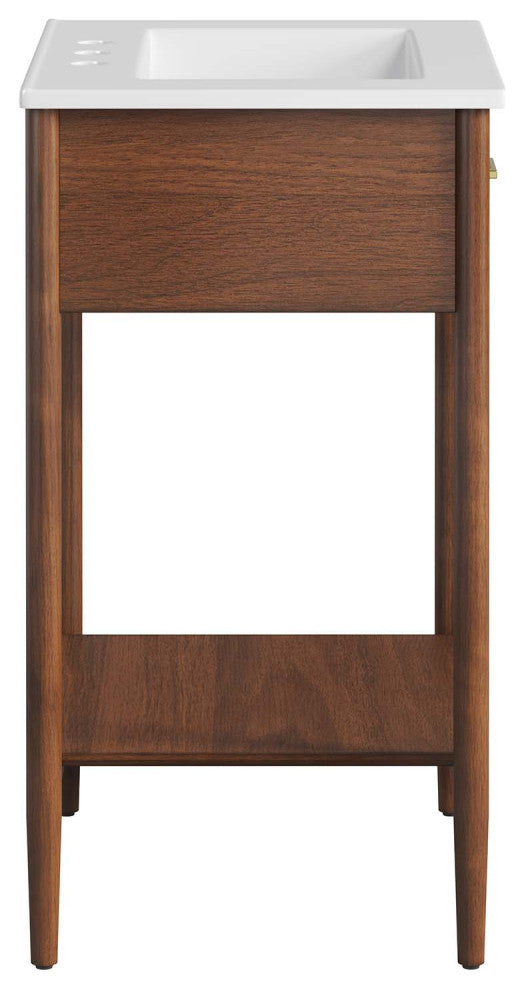Zaire 24" Bathroom Vanity - Walnut White