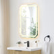 Luma Octogan Frameless LED Bathroom Vanity Mirror, 24"