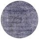 Ahgly Company Indoor Round Mid-Century Modern Area Rugs, 3' Round