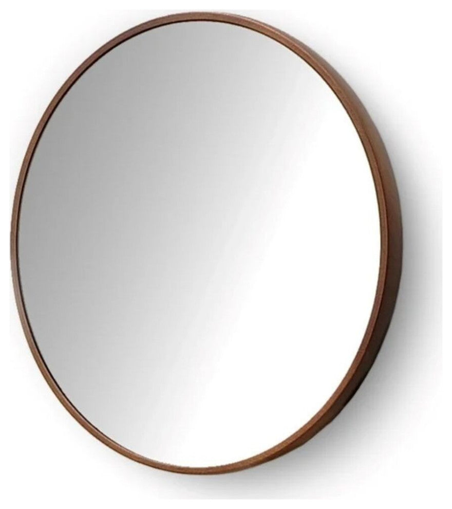 Nomon Welcome Mirror, Natural Solid Walnut Veneered Wood