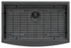 Ruvati RVH9207BL Gunmetal Black Workstation Apron-Front Stainless  Kitchen Sink