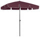 Vidaxl Beach Umbrella Bordeaux Red 78.7"x49.2"