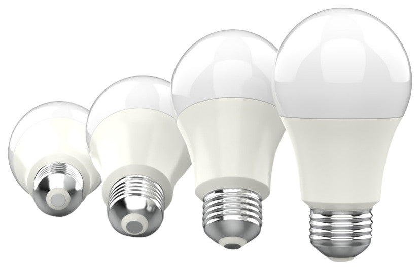Non-Dimmable A19-9W LED Bulbs, E26 Base, 80+ CRI, 2700K, 805 Lumens, Pack of 4