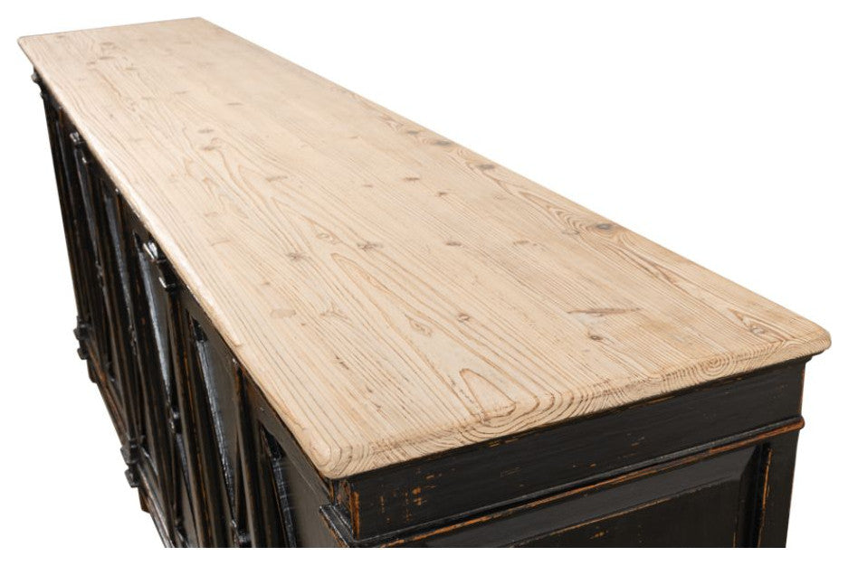 Marksman Extra Wide Sideboard Antique Ebony