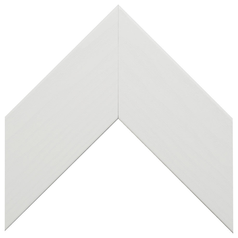 Pendleton Framed Wall Mirror, Rustic White, 20" X 24"