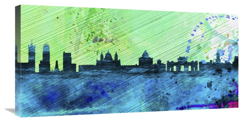 "Madrid City Skyline" Fine Art Print