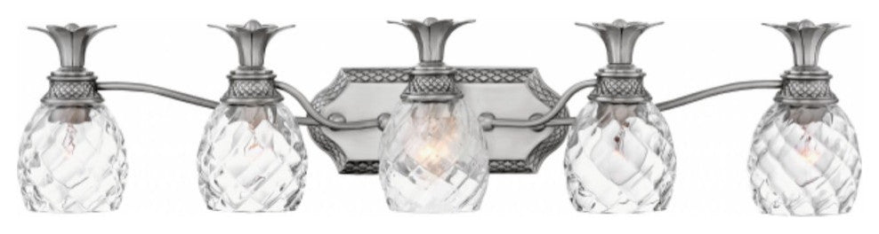 Plantation Bath 5-Light, Polished Antique Nickel
