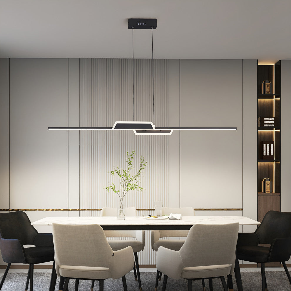 Bulle | Chandelier in a Minimalist Style for Living Room, Black