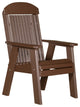 Poly Classic Bench, Chestnut Brown, 2 Foot