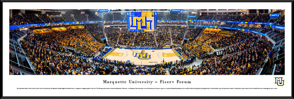 Marquette Basketball - 1st Game at Fiserv Forum - Standard Frame