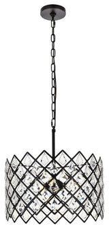 Lyla 16" Pendant, Black