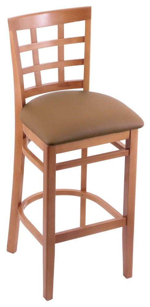 Holland Bar Stool, 3130 25 Stool, Medium Finish, Allante Beechwood Seat