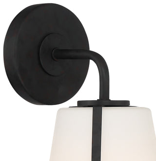 Fulton 1 Light Black Wall Mount