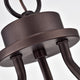 CHLOE Lighting SOLBI Contemporary 6-Light Chandelier Fixture, Oil Rubbed Bronze