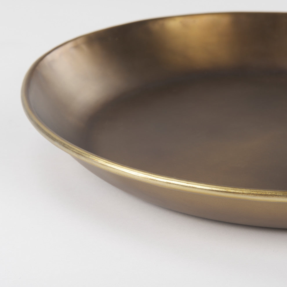 Eagan Gold Aluminium Tray, Small