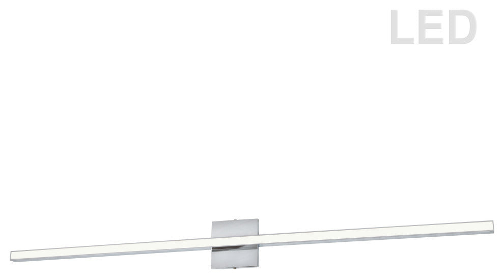 48" Arandel Modern Bathroom Vanity Light, Polished Chrome