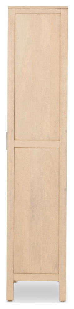Caprice Tall Cabinet-Natural Mango
