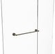 Waverly Place 24" Shower Door Towel Bar, Antique Brass