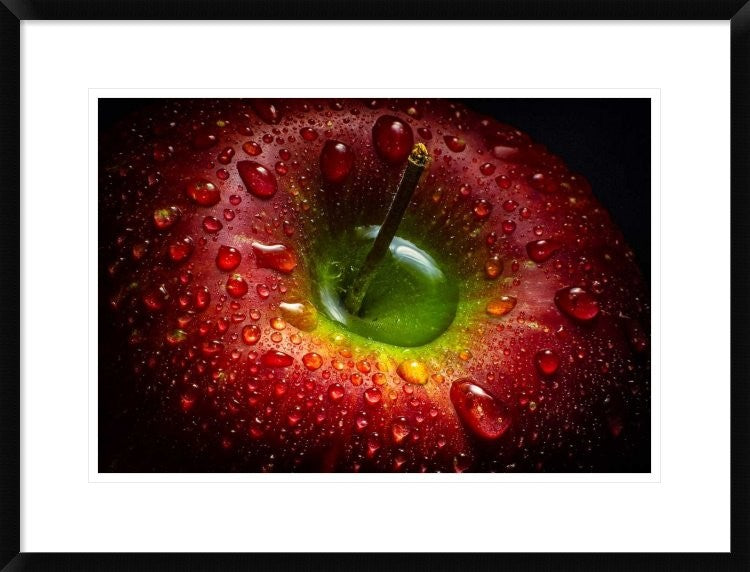 "Red Apple" Framed Digital Print by Aida Ianeva, 30x22"