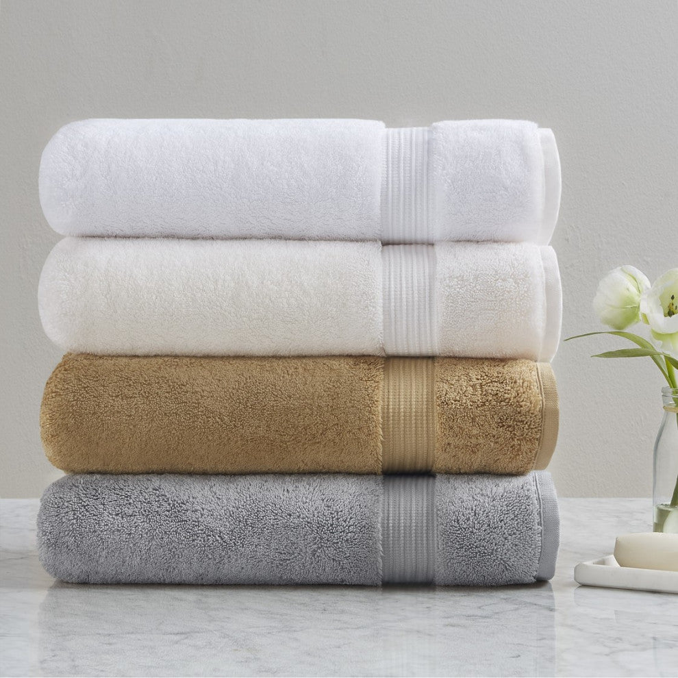 Croscill Adana 100% Turkish Cotton 800gsm Towel, Ivory, Hand Towel