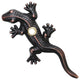Brass Lizard / Gecko Doorbell in 4 Finishes, Oil Rubbed Bronze