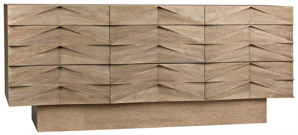 NOIR Furniture - Drake Sideboard, Washed Walnut - GCON306WAW