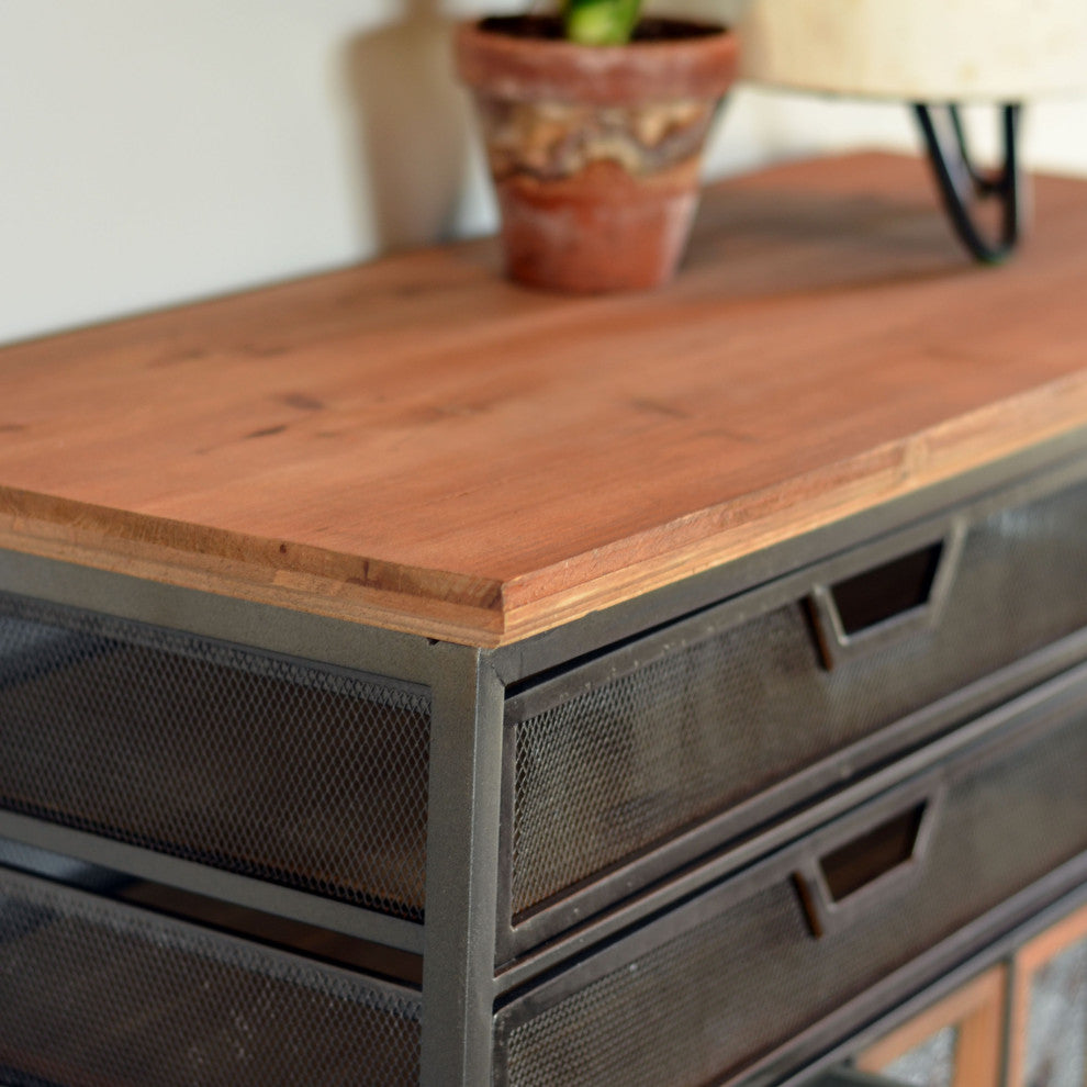 Industrial Chic Multi Drawer Chest