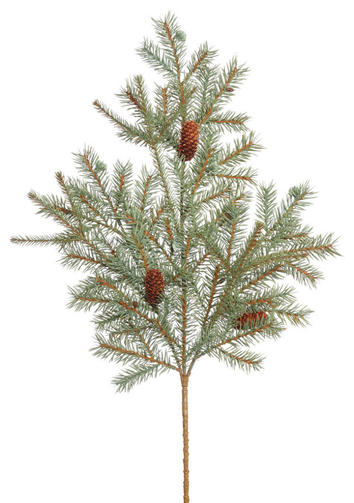 Vickerman E150904 25" Blue Spruce Artificial Christmas Spray