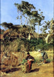 Charles Dater Weldon Farm Yard Japan, 18"x27" Wall Decal Print