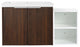 BNK Wall-Mounted Bathroom Cabinet Set with Soft-Close Doors, California Walnut, 36inch