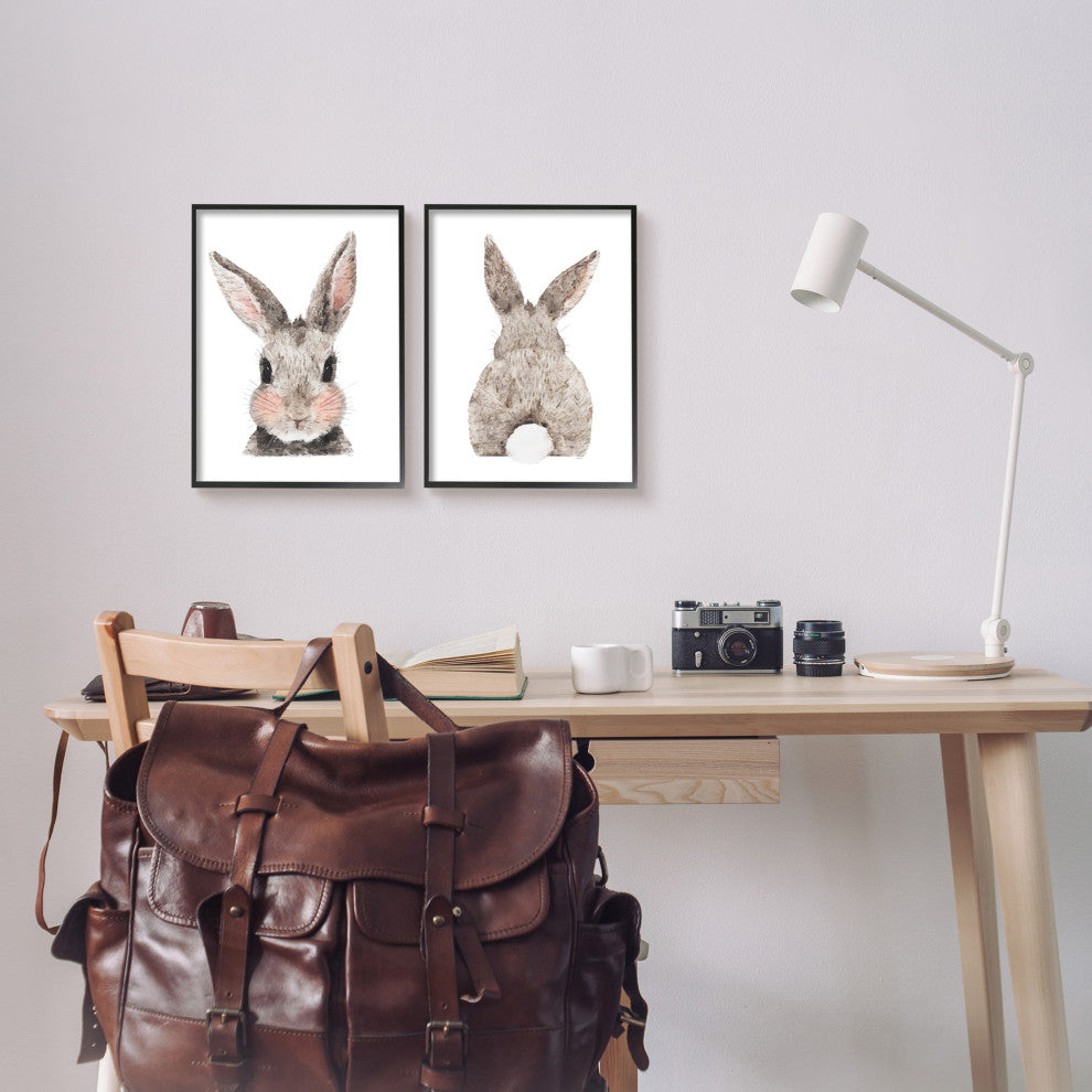 Adorable Bunny Cotton Tail Kid's Rabbit Blushing,11 x 14
